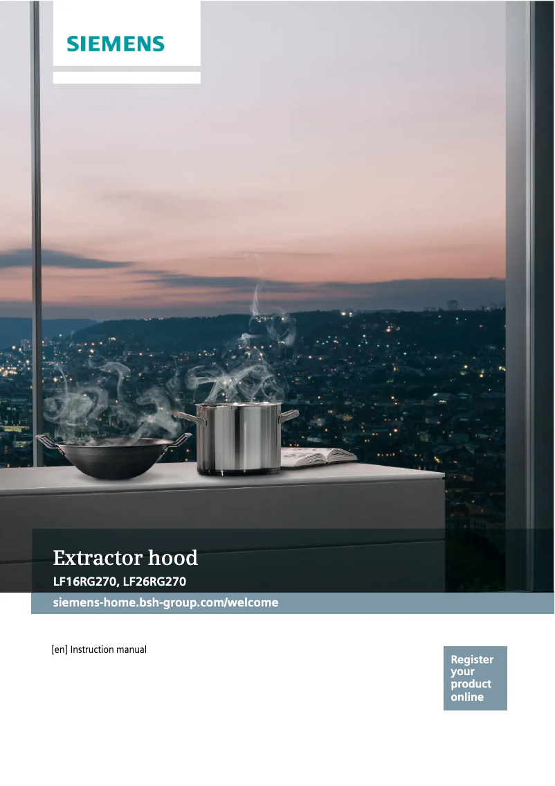 Página 1 del manual Manual de uso y mantenimiento Siemens LF16RG270