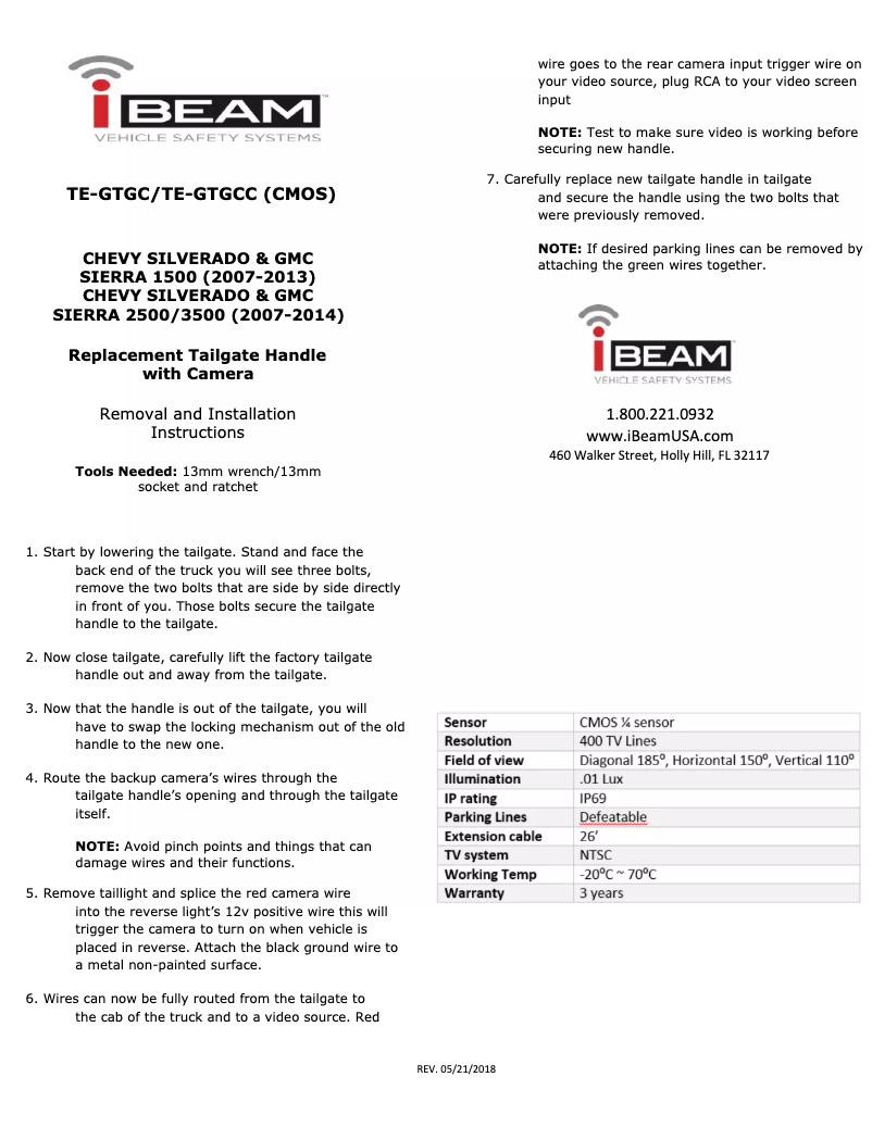 Page 1 de la notice Manuel utilisateur Metra TE-GTGC