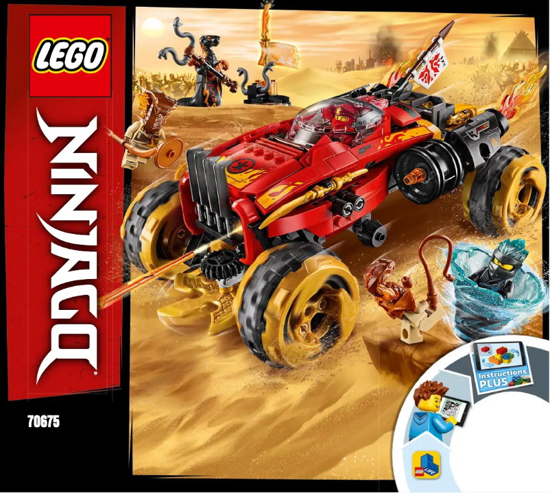 Page 1 de la notice Manuel utilisateur Lego Ninjago 70675