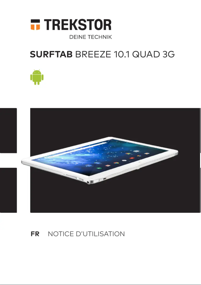 Image de la première page du manuel de l'appareil SurfTab breeze 10.1 quad