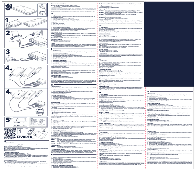 Image de la première page du manuel de l'appareil Energy Power Bank