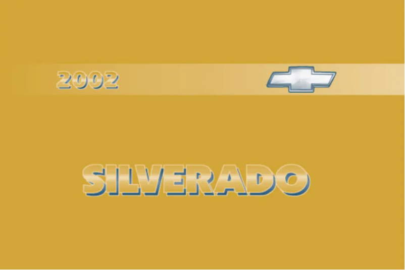 Page 1 de la notice Manuel utilisateur Chevrolet Astro (2002)