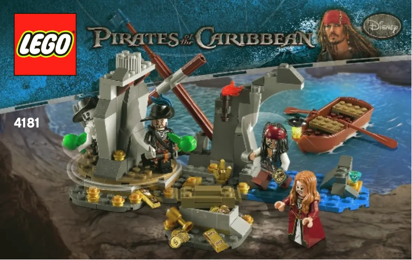Image de la première page du manuel de l'appareil Pirates Of The Caribbean 4181