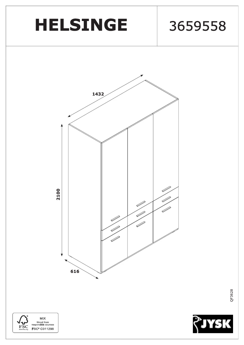 Image de la première page du manuel de l'appareil Helsinge