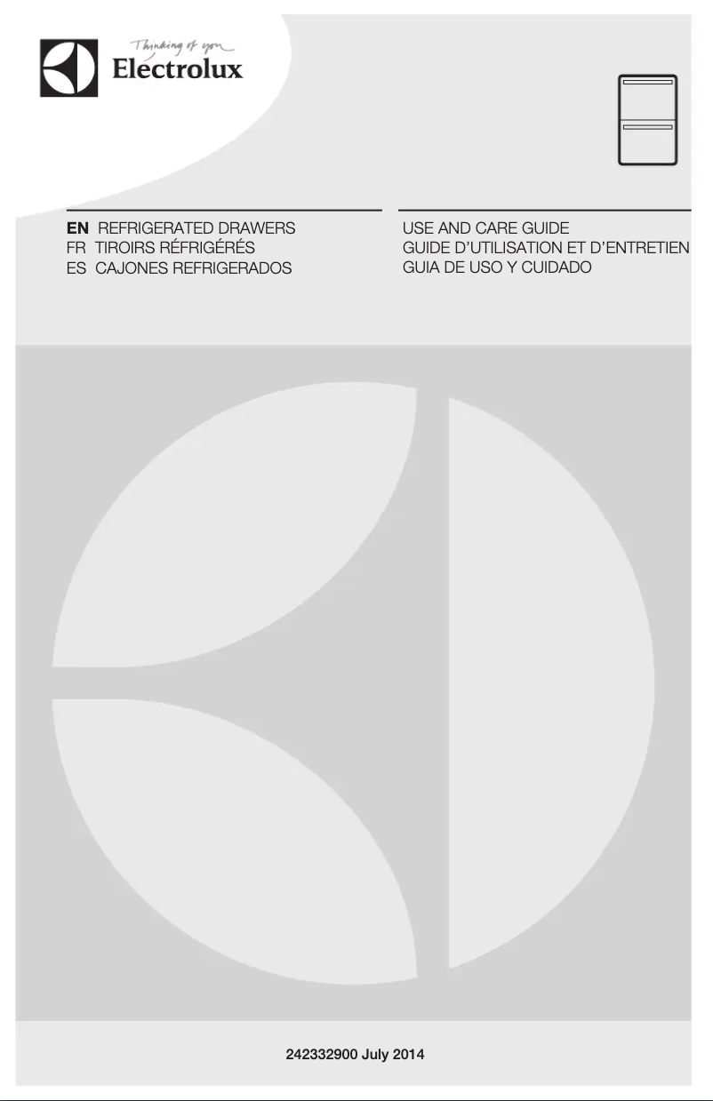 Page n°1 - Manuel d'utilisation et d'entretien Electrolux EI24RD10QS