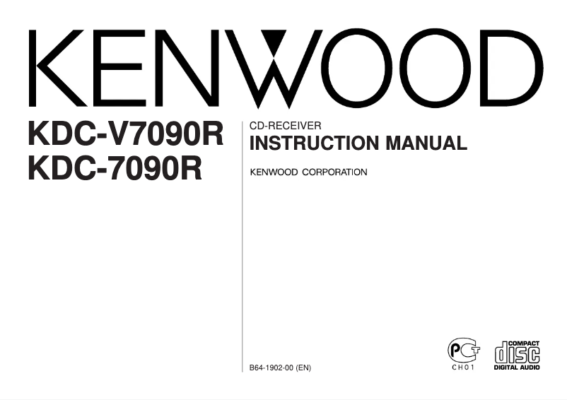 Page n°1 - Manuel utilisateur Kenwood KDC-7090R