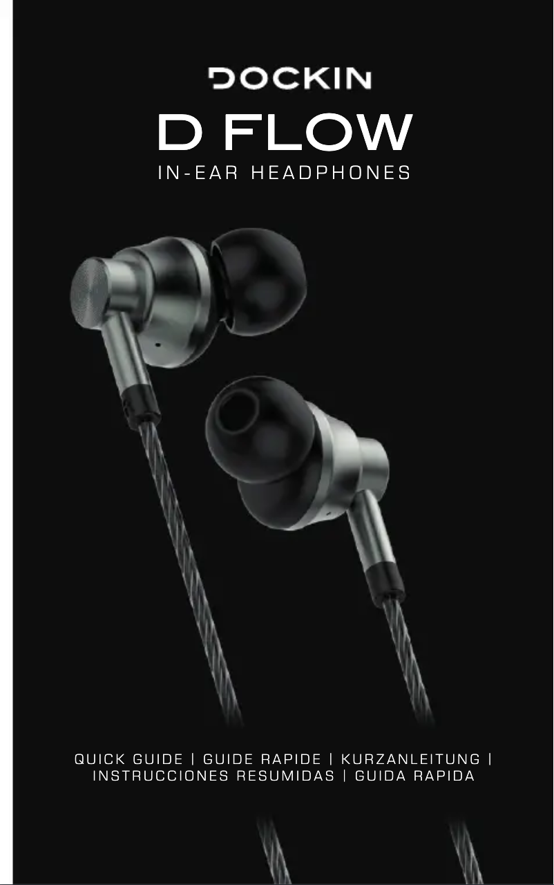 Image de la première page du manuel de l'appareil D Flow