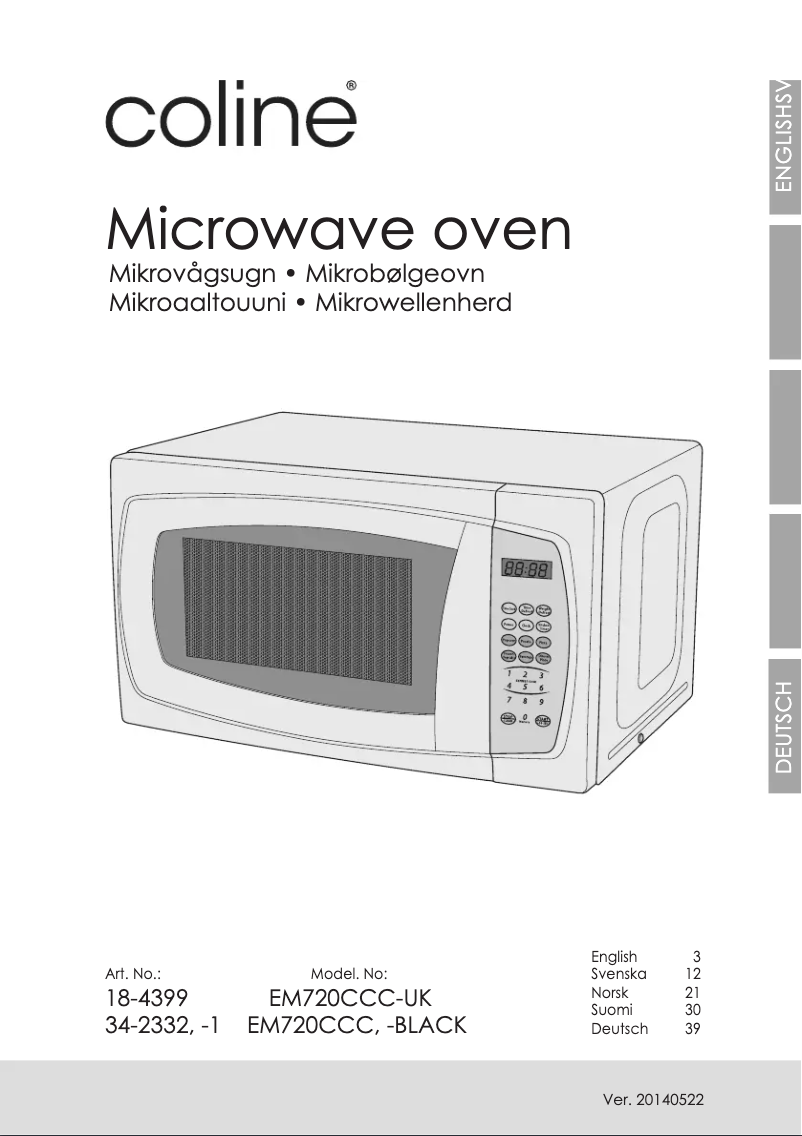 Página 1 del manual Manual de usuario Coline EM720CCC