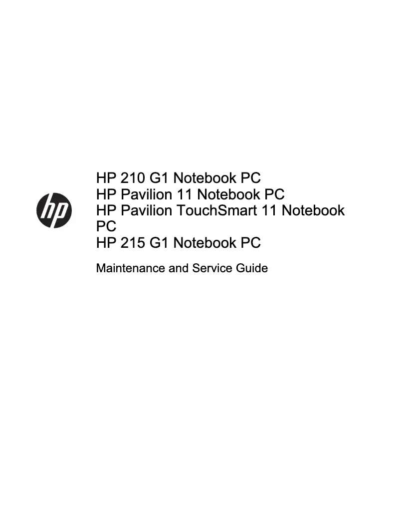 Image de la première page du manuel de l'appareil 215 G1