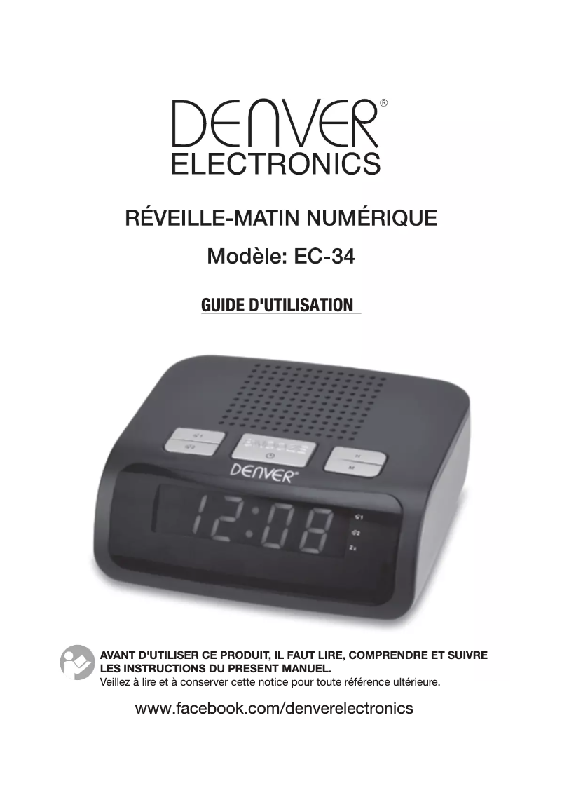 Image de la première page du manuel de l'appareil EC-34