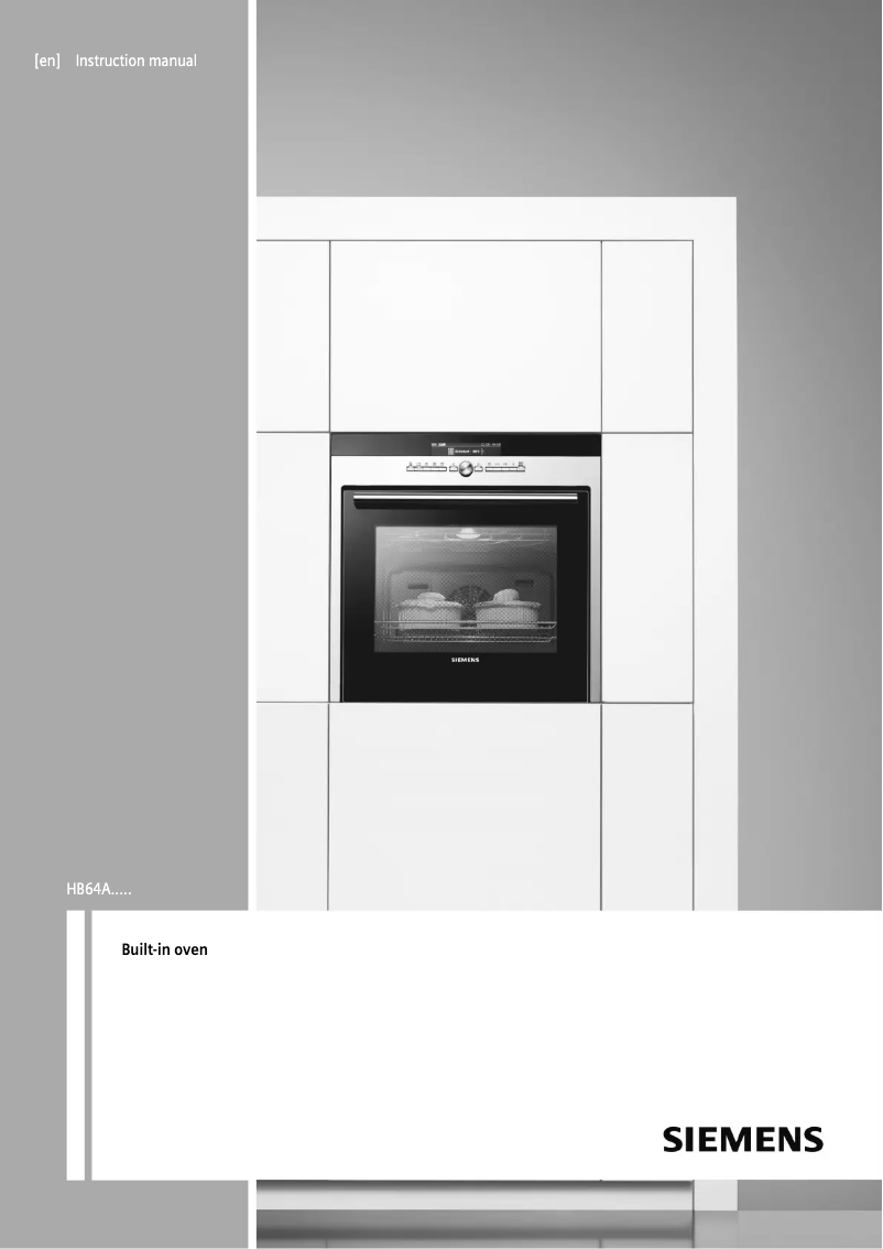 Page n°1 - Manuel utilisateur Siemens HB64AB221F