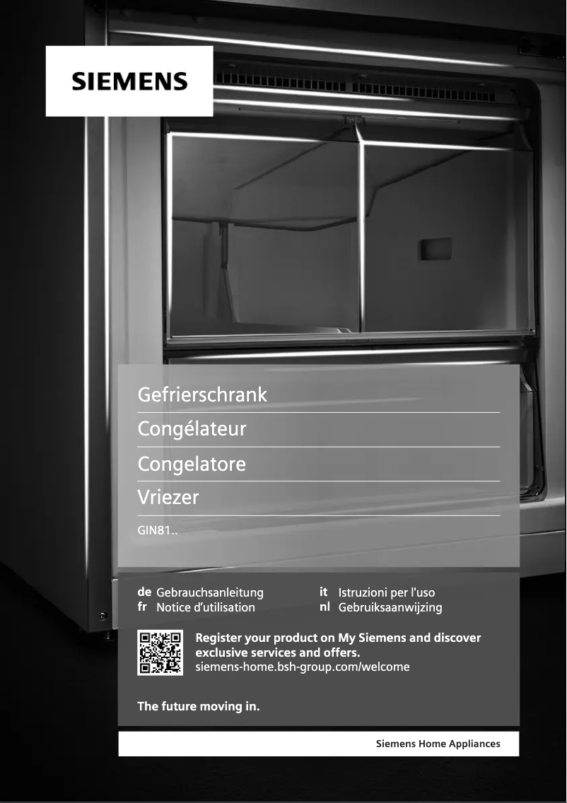 Page n°1 - Manuel utilisateur Siemens GI81NAEF0