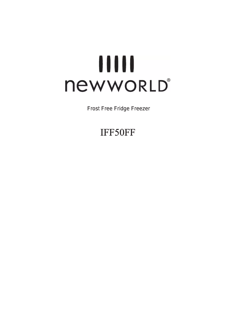 Image de la première page du manuel de l'appareil IFF50FF