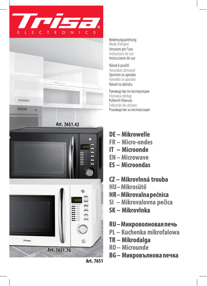 Página 1 del manual Manual de usuario Trisa Micro Pro