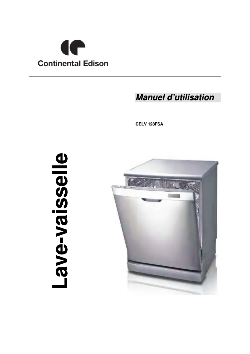 Image de la première page du manuel de l'appareil CELV128FSA