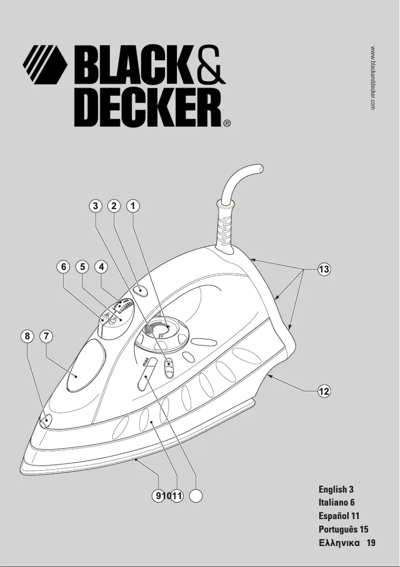 Page 1 de la notice Manuel utilisateur Black & Decker XT1820