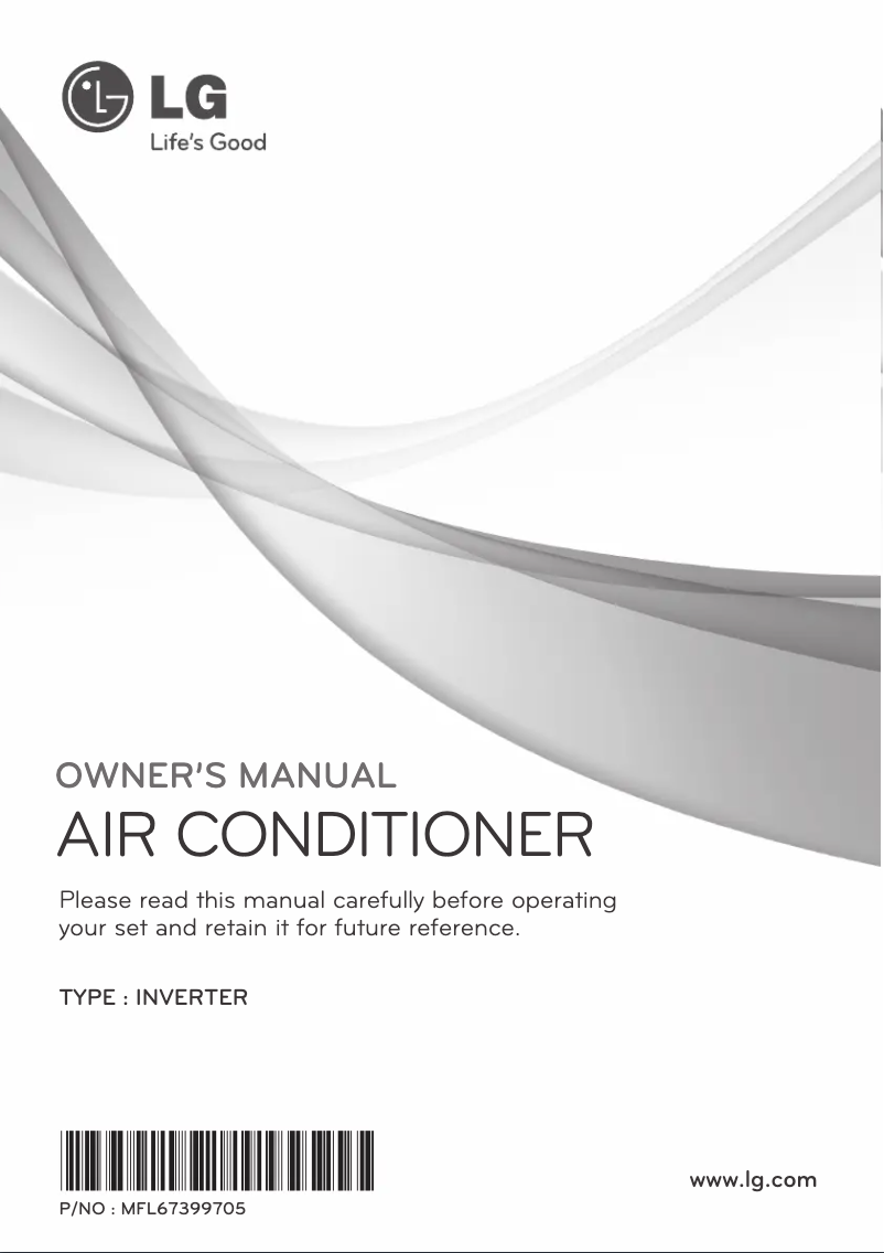 Page 1 de la notice Manuel utilisateur LG MV246STQ