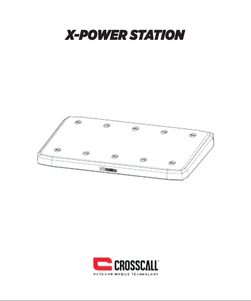 Page n°1 - Manuel utilisateur Crosscall X-POWER STATION