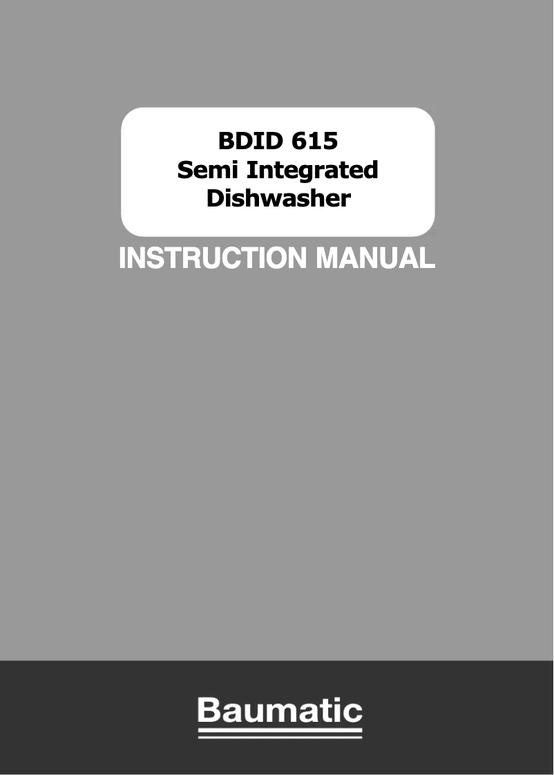 Imagen de la primera página del manual del dispositivo BDID615