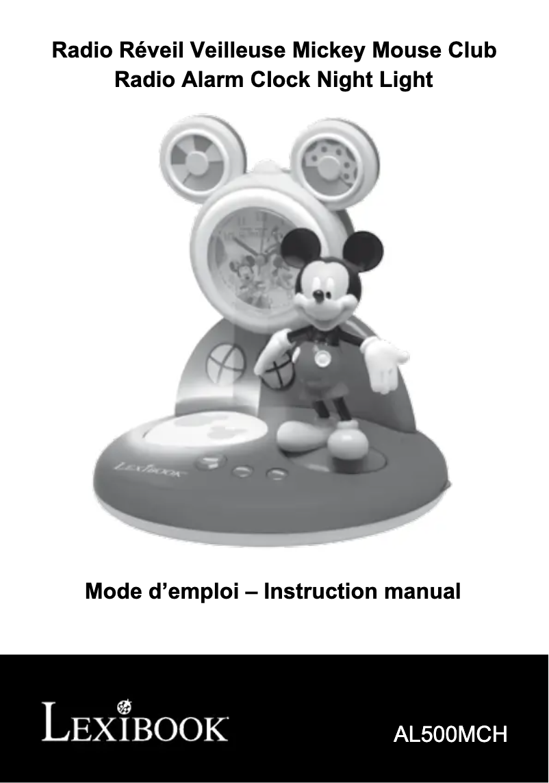 Image de la première page du manuel de l'appareil AL500MCH