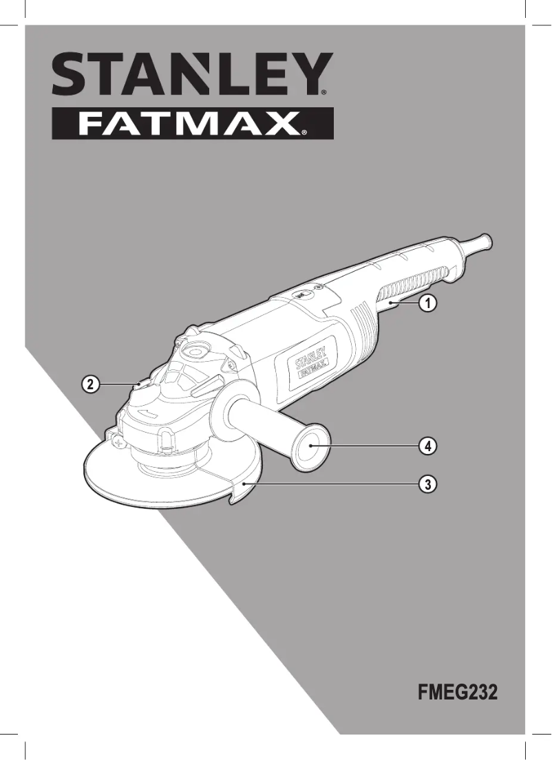 Page 1 de la notice Manuel utilisateur Stanley FMEG232