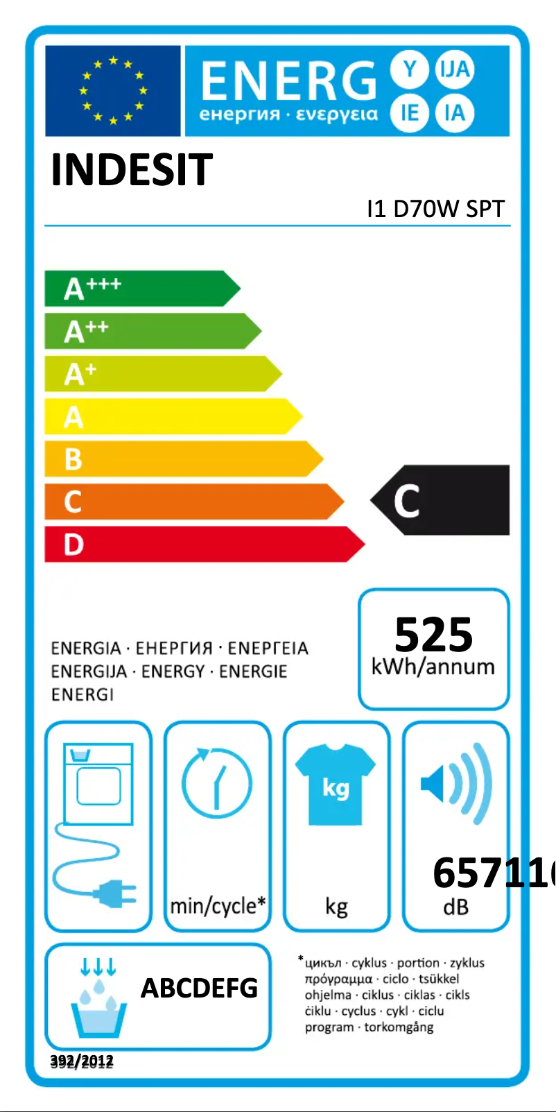 Image de la première page du manuel de l'appareil I1 D70W SPT