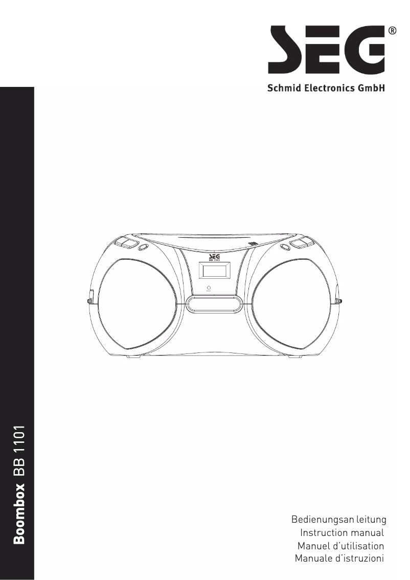 Page 1 de la notice Manuel utilisateur SEG BB 1201