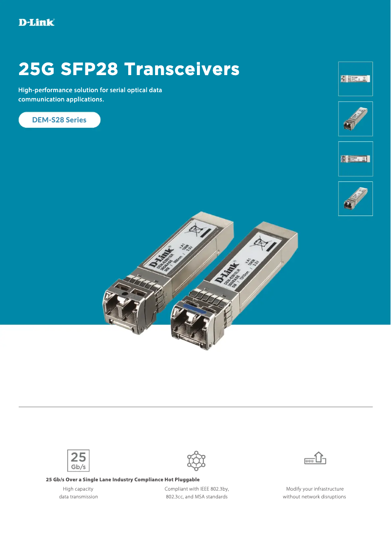Page n°1 - Manuel utilisateur D-Link DEM-S2801SR