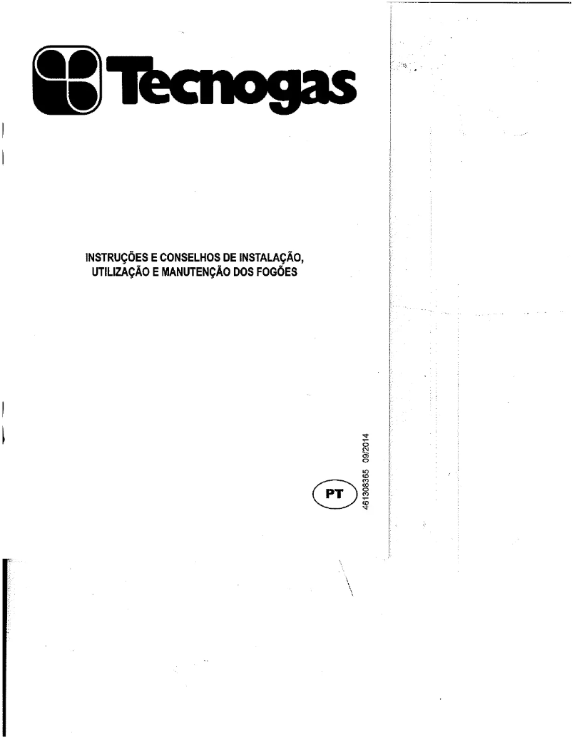 Page 1 de la notice Manuel utilisateur Tecnogas CFP 910 Preto