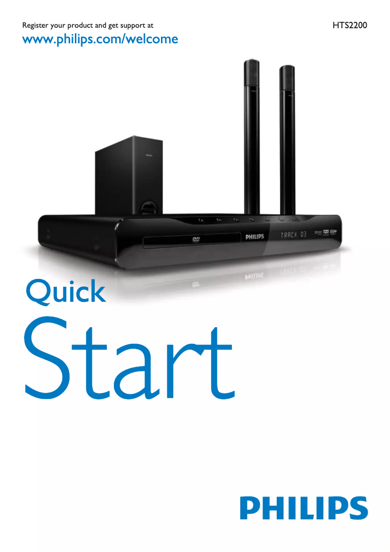 Imagen de la primera página del manual del dispositivo HTS2200