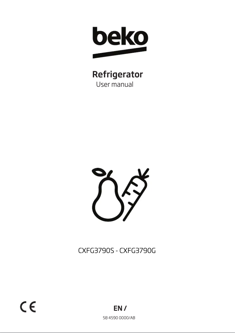 Image de la première page du manuel de l'appareil CXFG3790