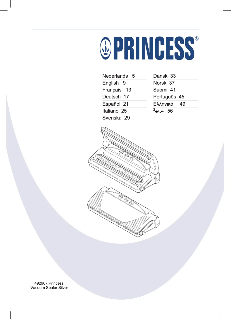 Page 1 de la notice Manuel utilisateur Princess 492967