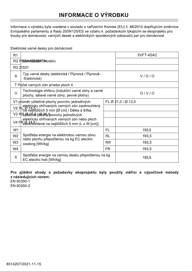 Página 1 del manual Manual de usuario Fagor 3VFT-45AC