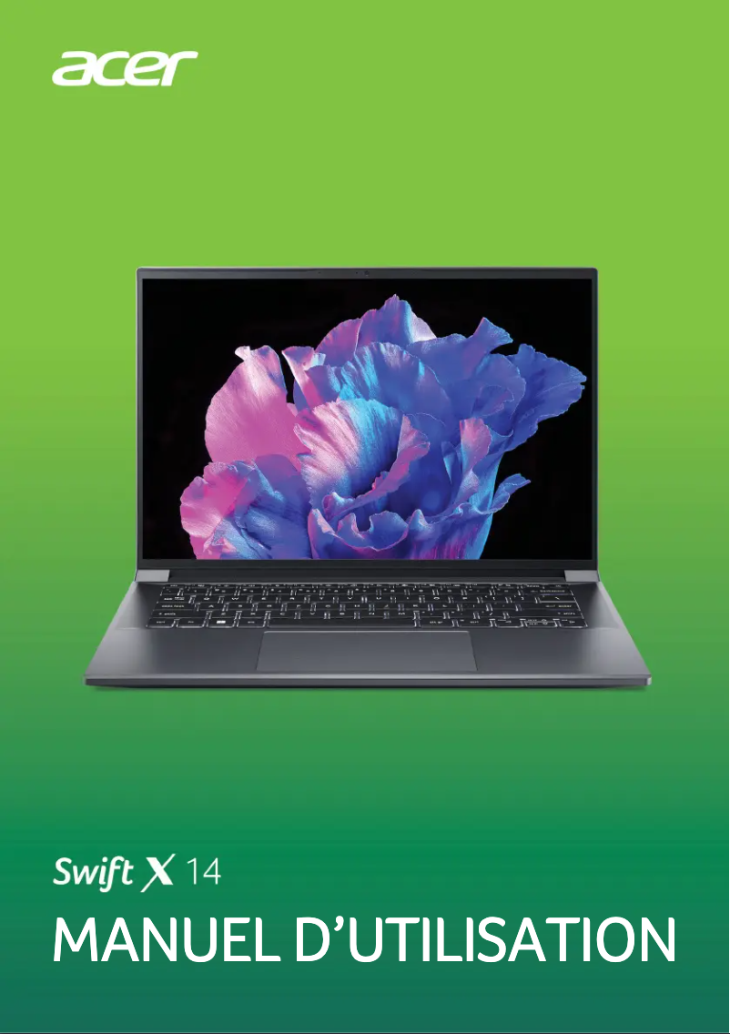 Page n°1 - Manuel utilisateur Acer Swift X 14