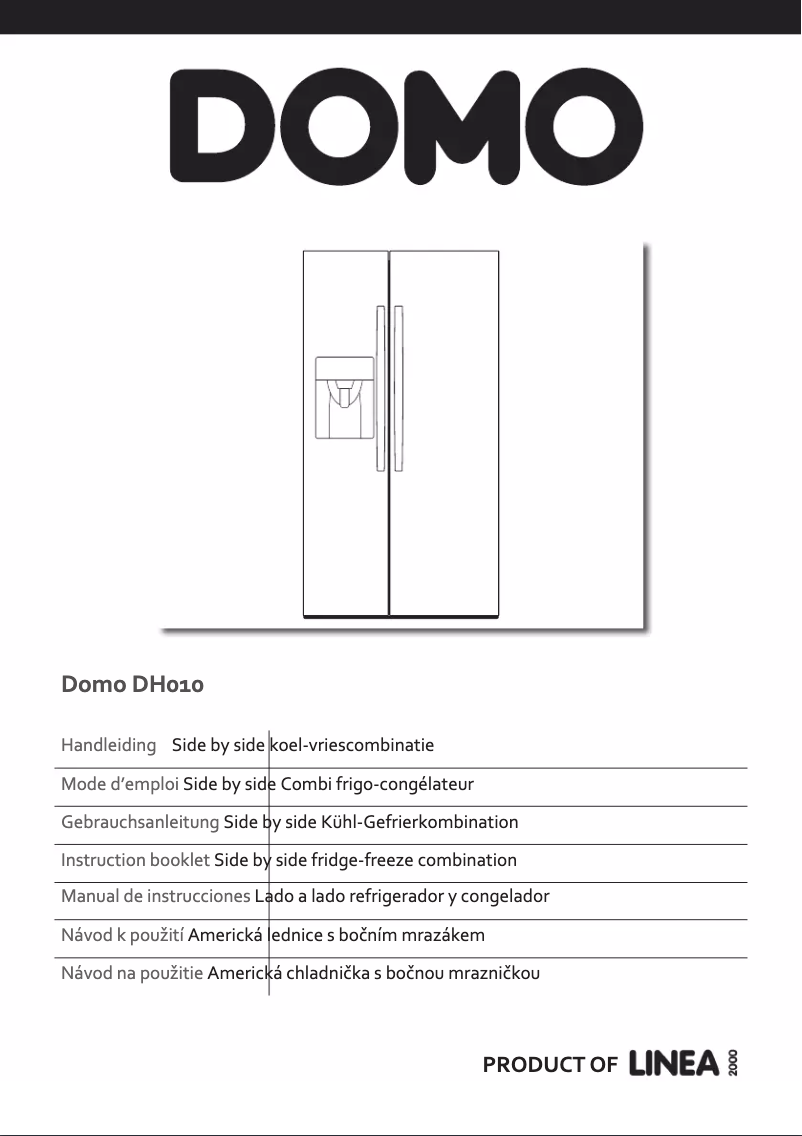 Page 1 de la notice Manuel utilisateur Domo DH010