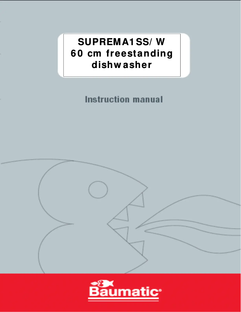 Page n°1 - Manuel utilisateur Baumatic Suprema 1SS