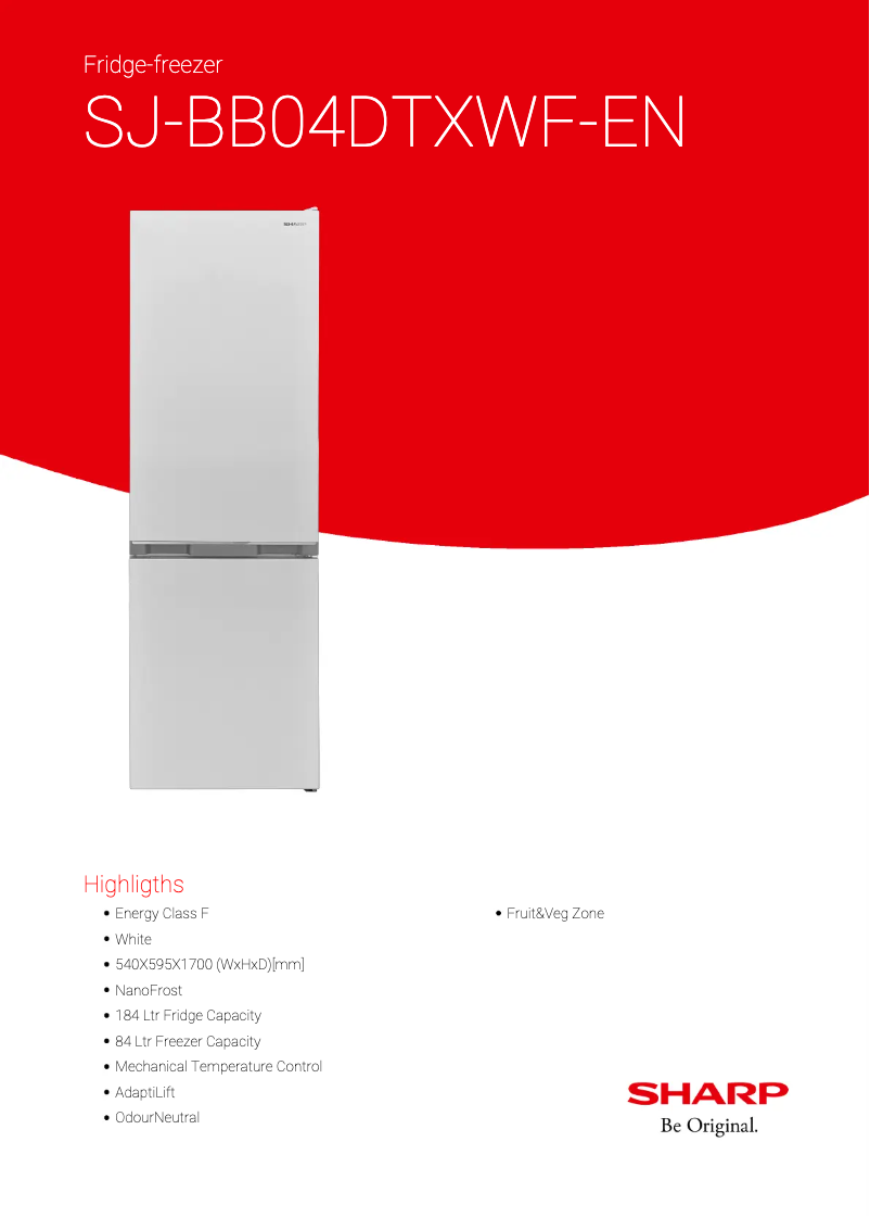 Image de la première page du manuel de l'appareil SJ-BB04DTXWF-EN