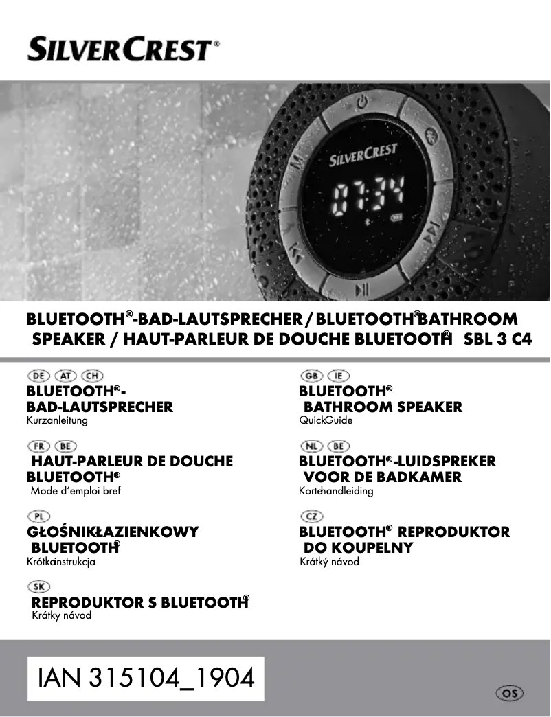Page 1 de la notice Manuel utilisateur SilverCrest SBL 3 C4