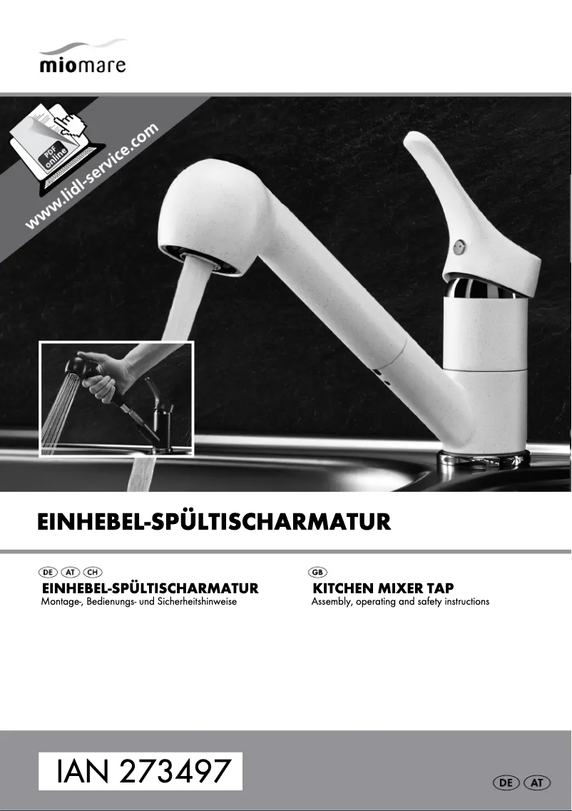 Page 1 de la notice Manuel utilisateur Miomare IAN 273497