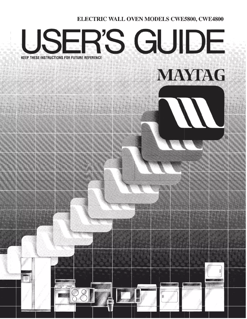 Page n°1 - Manuel utilisateur Maytag CWE5800ACB