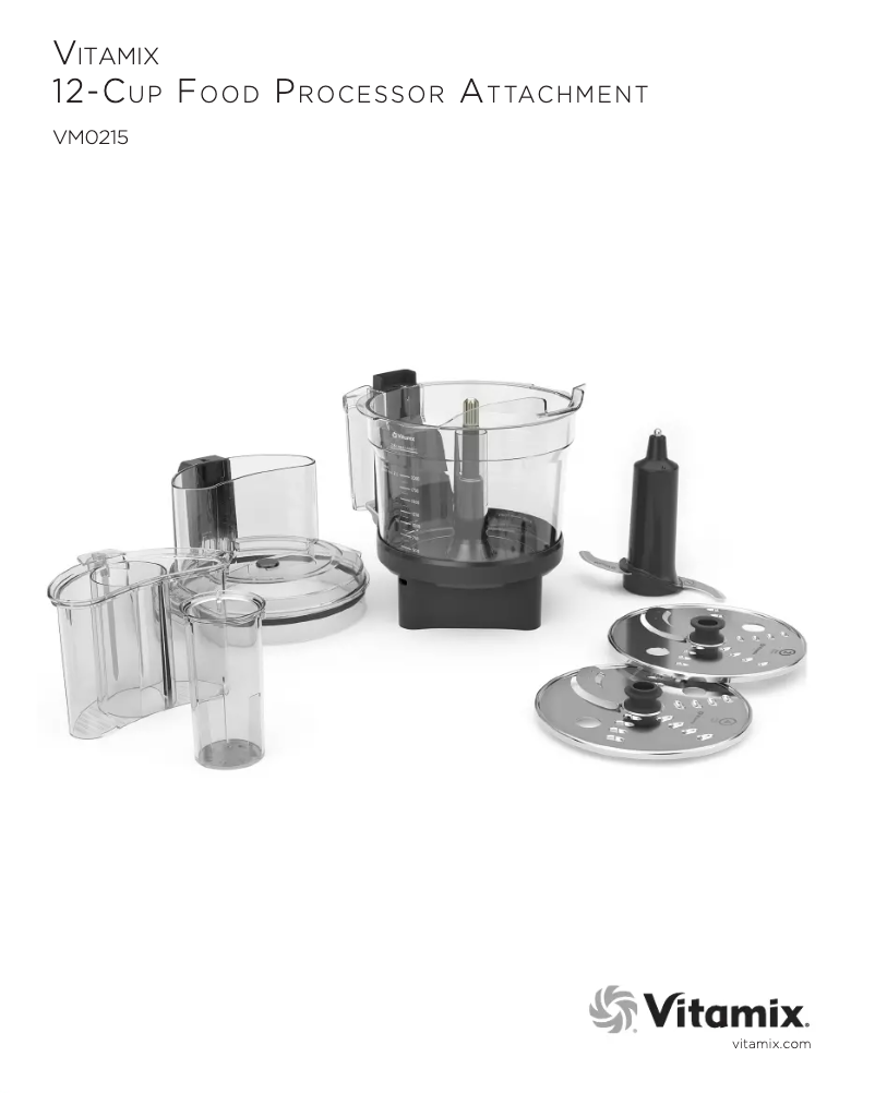 Page n°1 - Manuel utilisateur Vitamix VM0215