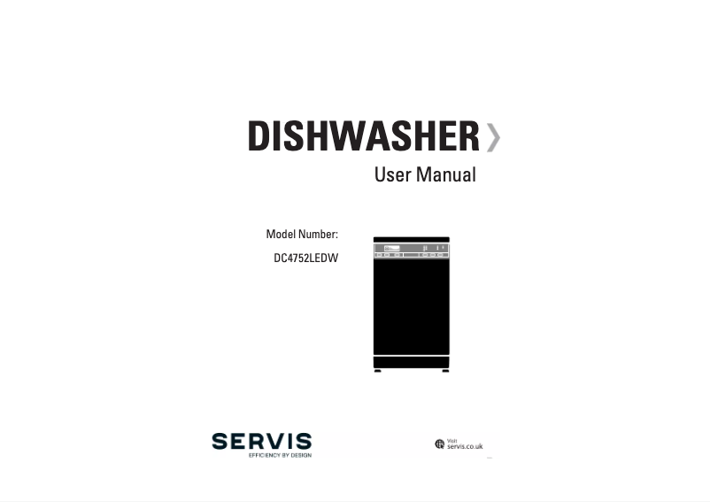 Page n°1 - Manuel utilisateur Servis DC4752LEDW