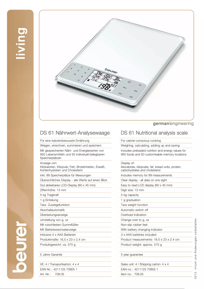 Image de la première page du manuel de l'appareil DS 61