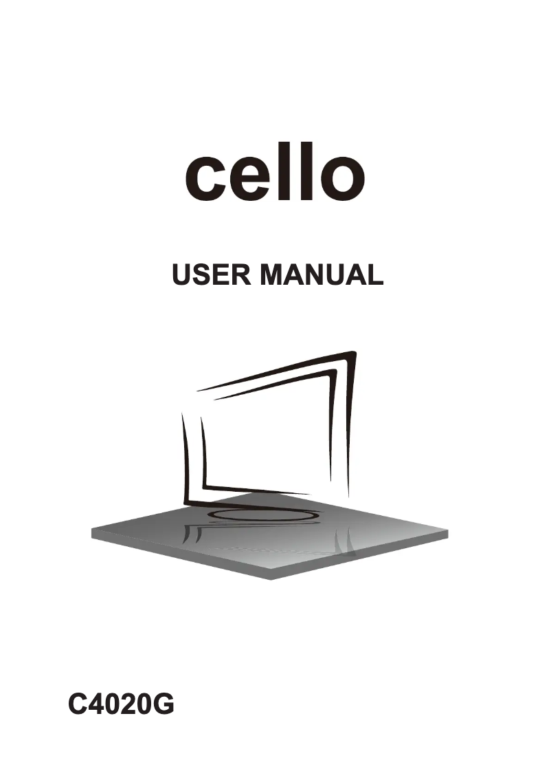 Image de la première page du manuel de l'appareil C4020G