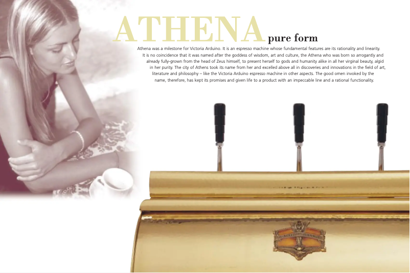 Page n°1 - Brochure Victoria Arduino Athena Leva