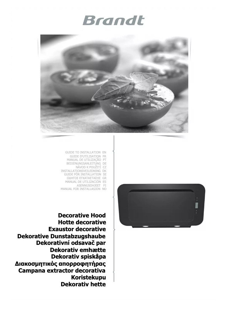 Image de la première page du manuel de l'appareil BHV6661B