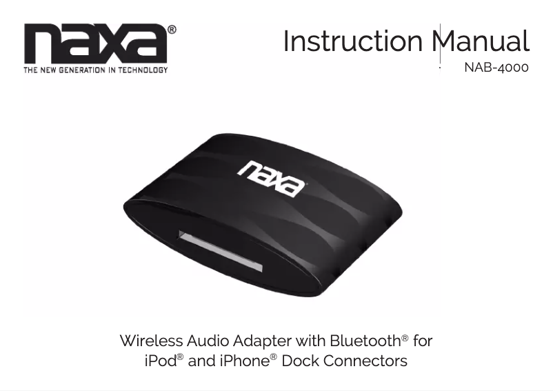 Página 1 del manual Manual de usuario Naxa NAB-4000