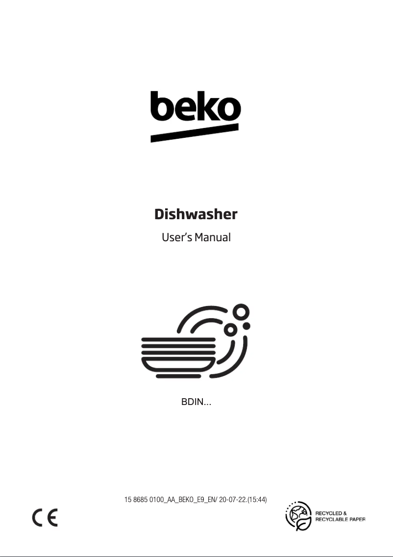 Image de la première page du manuel de l'appareil BDIN38646MD