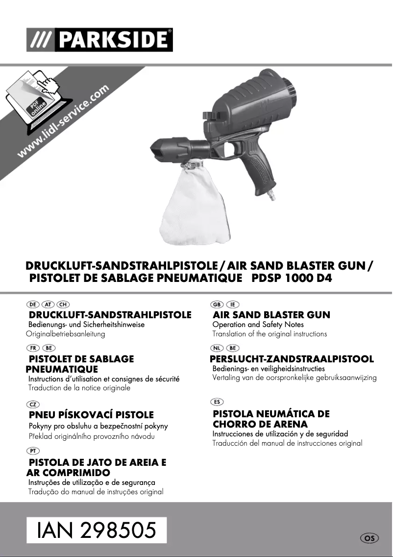 Image de la première page du manuel de l'appareil PDSP 1000 D4