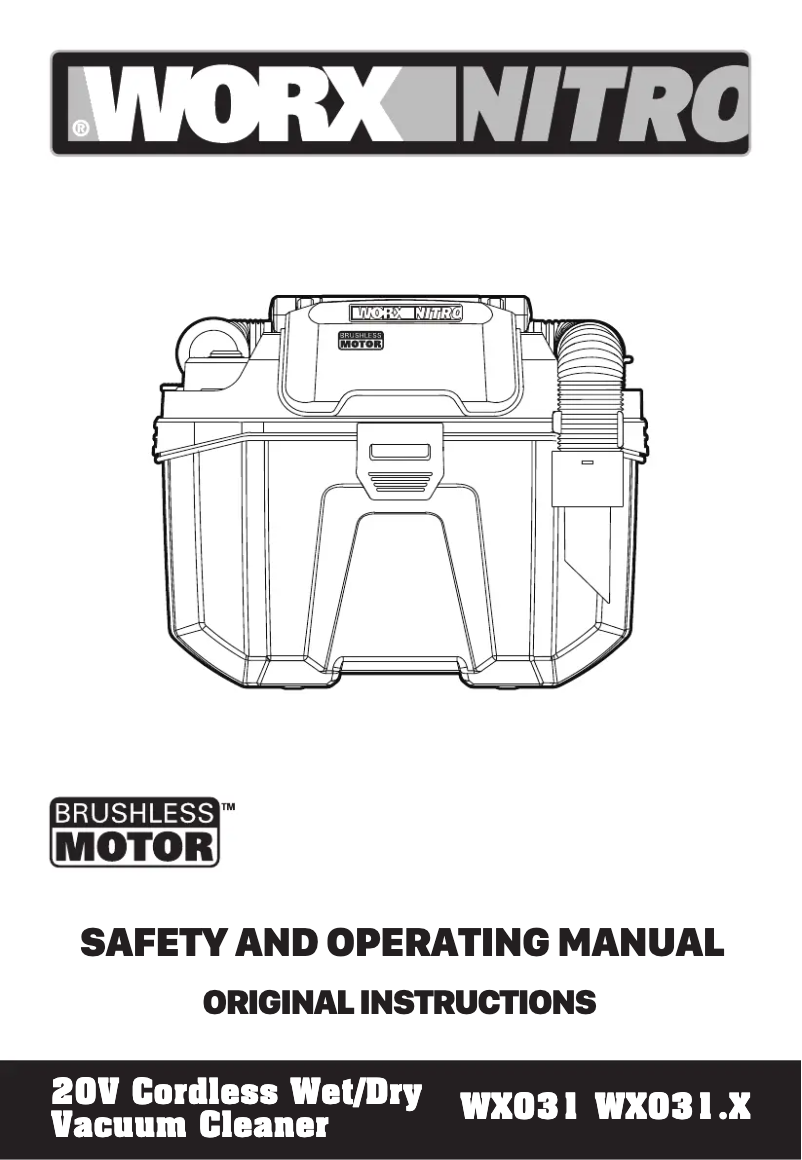 Image de la première page du manuel de l'appareil WX031.9